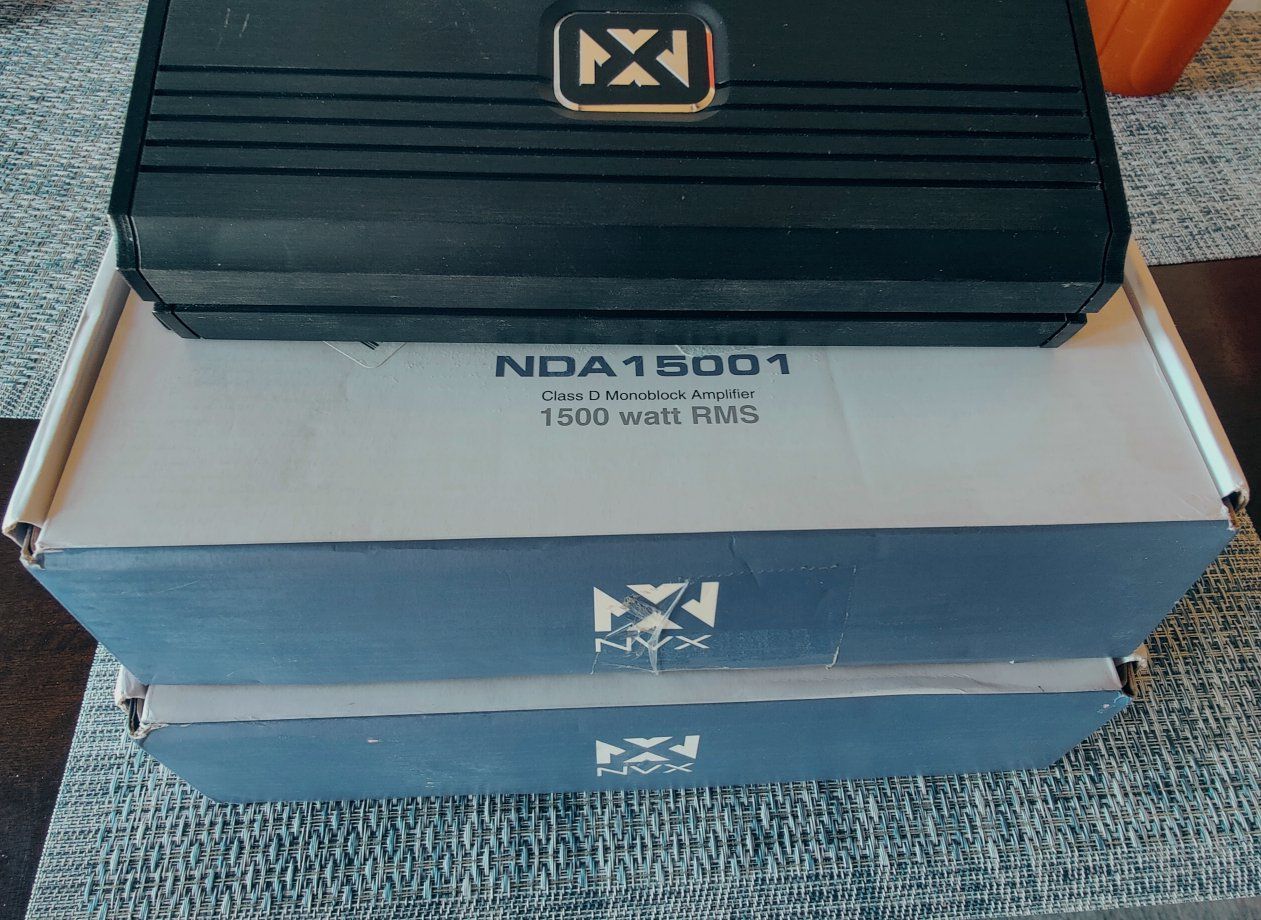3-NVX nda15001 amplifiers ($200each)