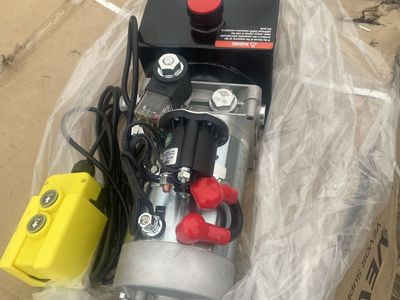 Hydraulic Pump 12V Dump Trailer Pump 4 qt or 6 qt single stage