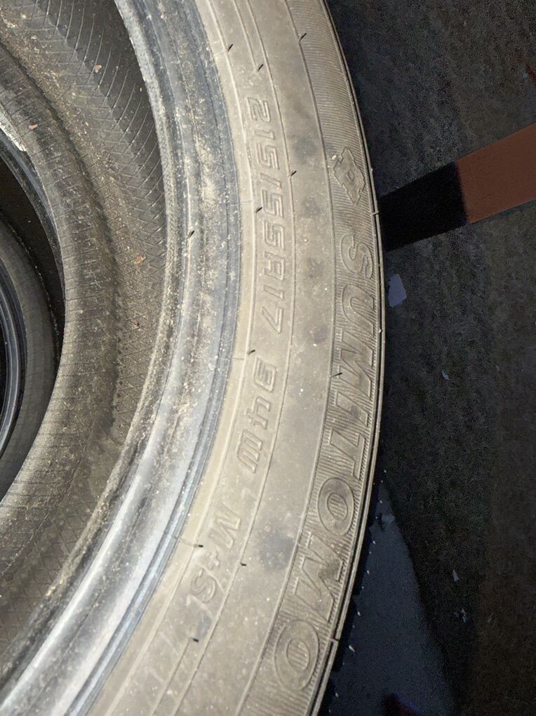215/55R17 - 2 TIres Only