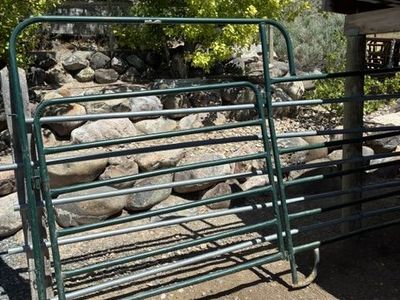 $1000 OBO Livestock Panels, water trough, hay feeder.