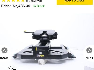 Pullrite SuperGlide 5th hitch for Ram puck system short bed