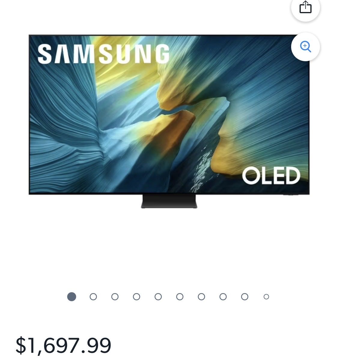 Samsung 55" S95FD OLED 4K Smart TV with Motion Xcelerator 165Hz & Wireless One Connect Box