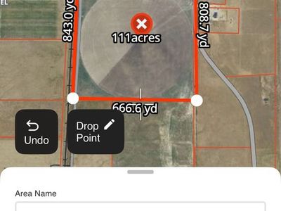 Irrigated farm ground