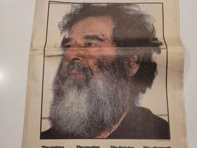 Salt Lake Tribune newspaper December 15 2003"We got Him"