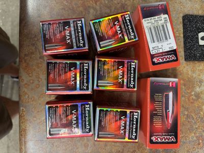 Hornady V-max 50gr 1000ct