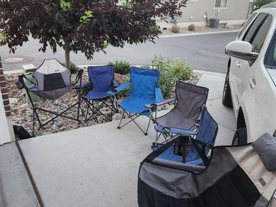6 adult sized camp chairs!
