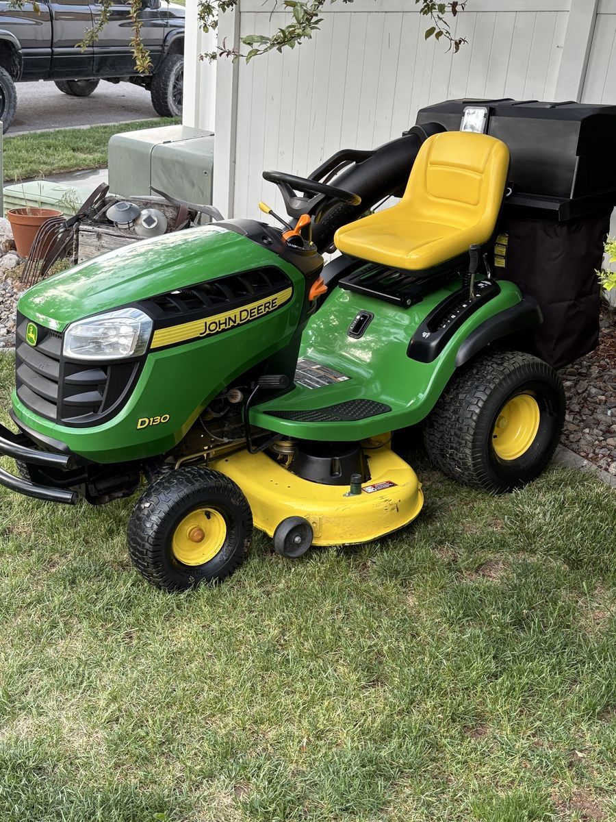 John Deere riding mower