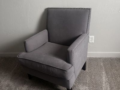 Gray Armchair