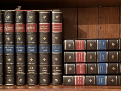 1992 Encyclopedia Britannica: Complete 32-Volume Leather Bound Set, Micropedia, Macropedia & Index