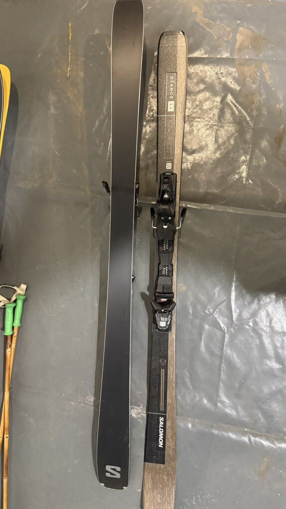 2023 177 Salomon Stance 84 M12 Gripwalk bindings