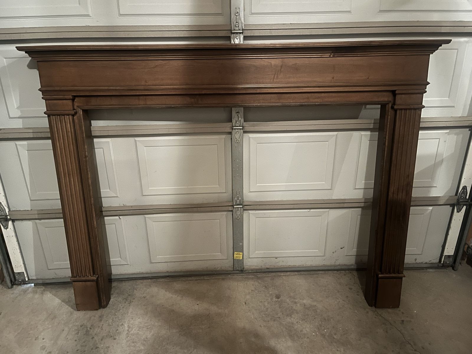 Solid Wood Fireplace Mantel - 76"