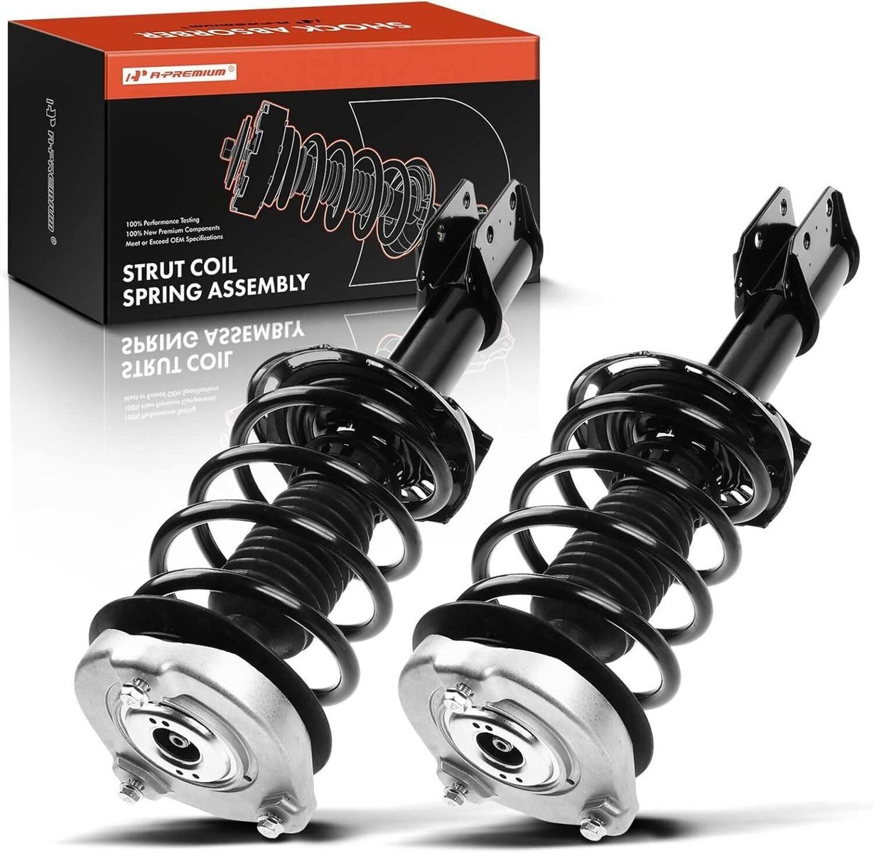 Mercedes GLK250 GLK350 2010-2015 Front Pair of Struts & Coils  NEW