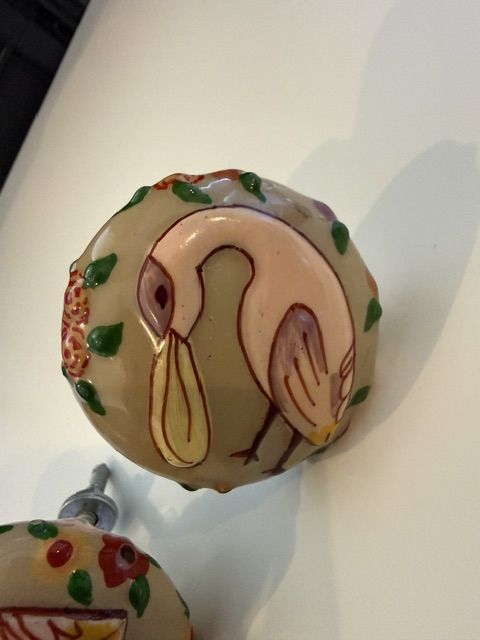Hand-Painted Ceramic Drawer Pulls