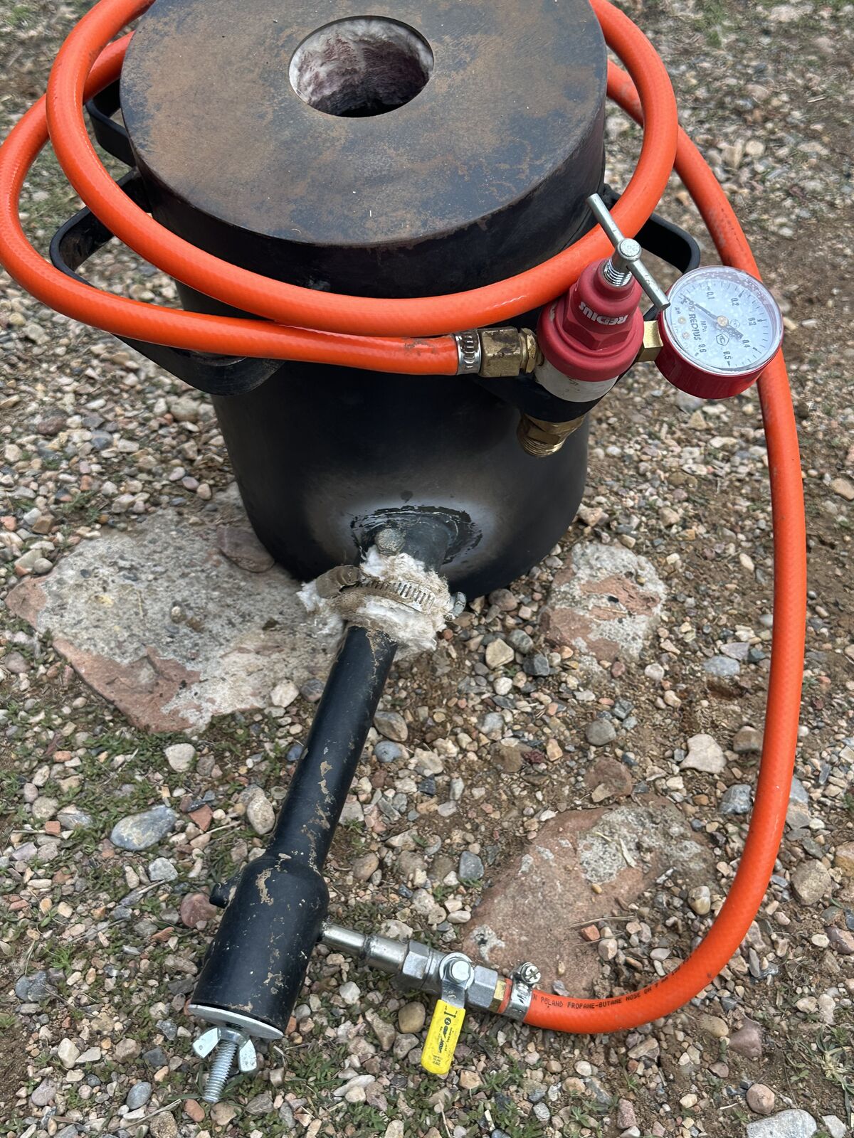 5 Kg Propane Metal Melting Foundry Furnace Light Duty