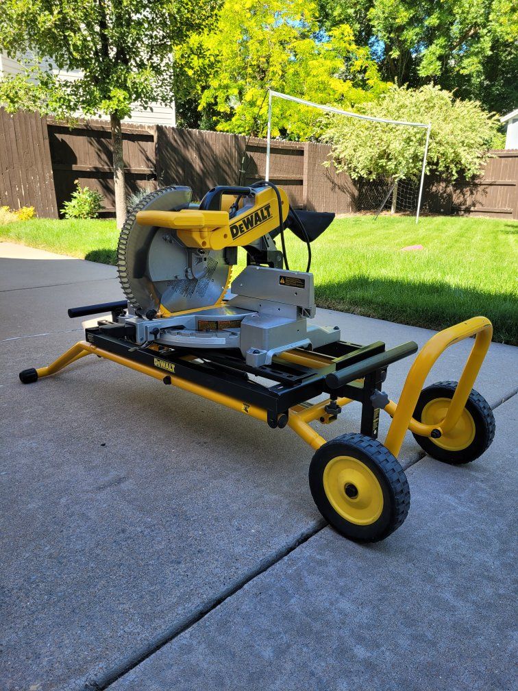 DEWALT DW716 12" Double Bevel Compound Miter Saw, 15A Corded