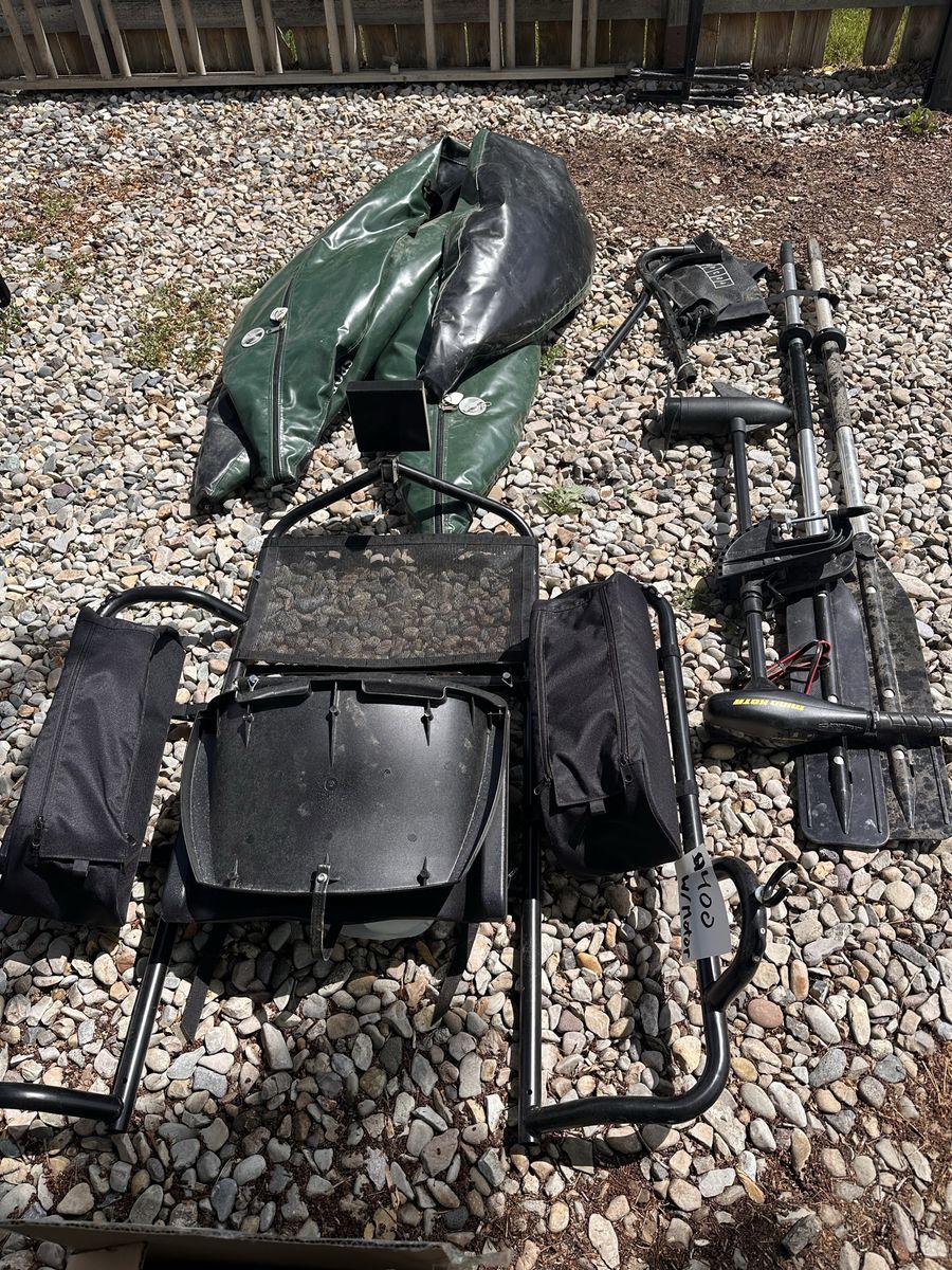 Fishing pontoon. $375 OBO. Pickup in Kearns. Cash or Venmo only.