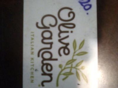 Olive Garden Gift Card - $20 Value