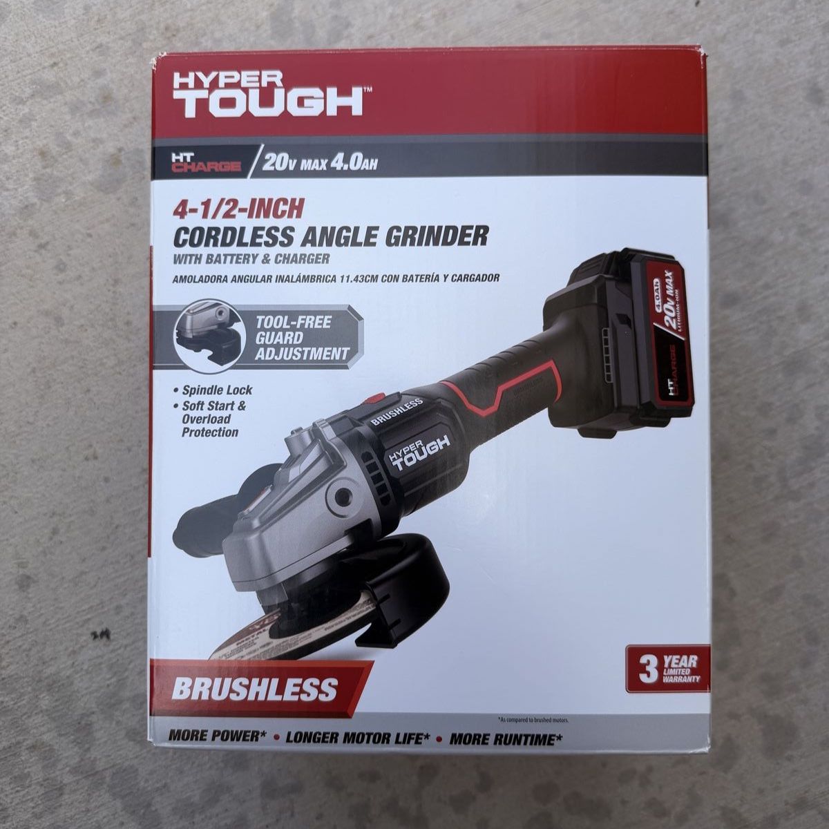 New in Box, Angle Grinder 20V