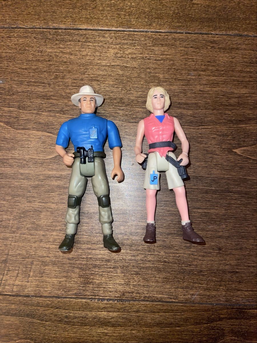 Jurassic Park Action Figures Set - Dr. Grant & Dr. Sattler