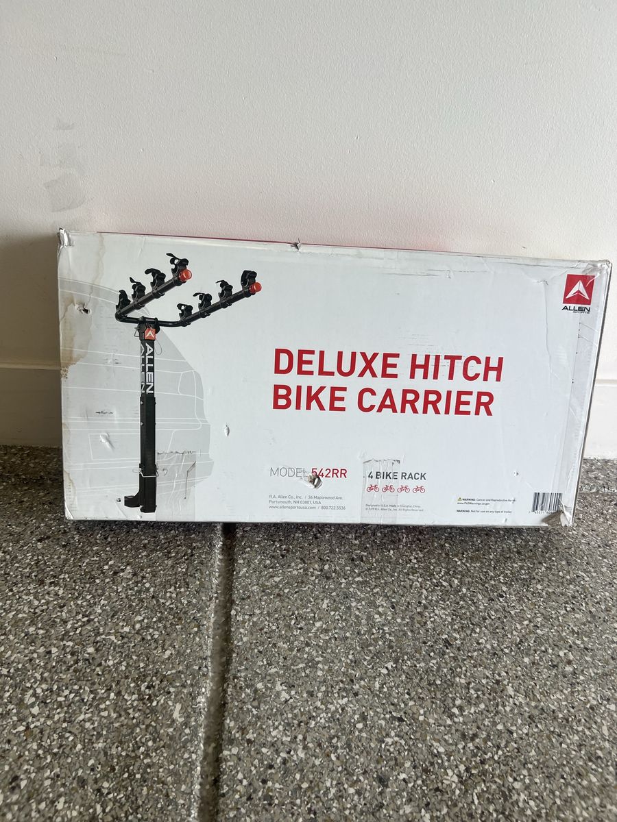 Allen Sports Deluxe 4-Bike Hitch Rack – New
