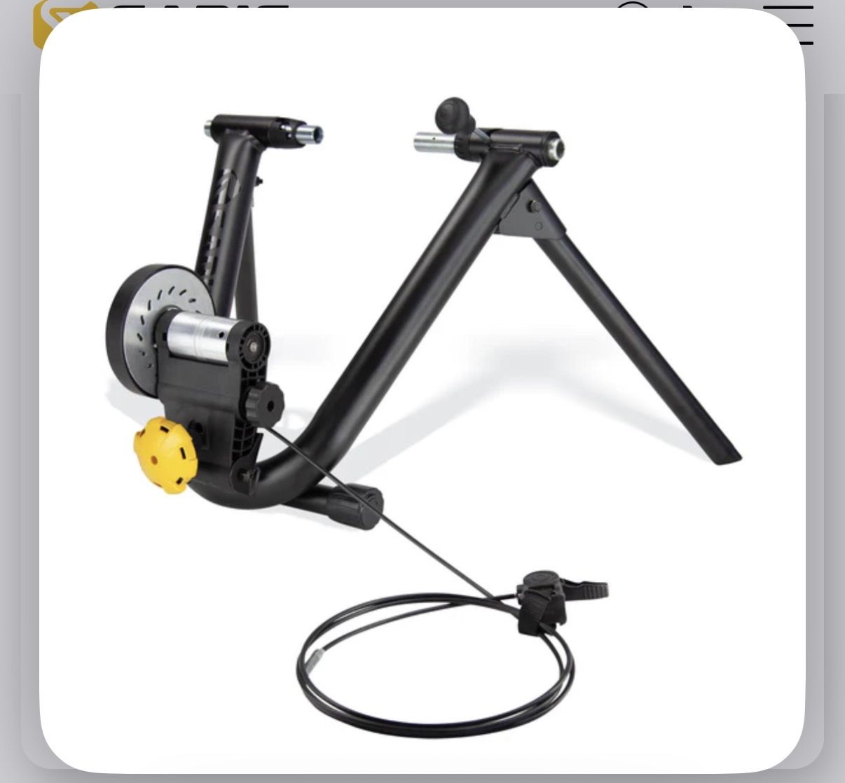 Saris MAG+ Indoor Bike Trainer w Adjustable Magnetic Control Knob