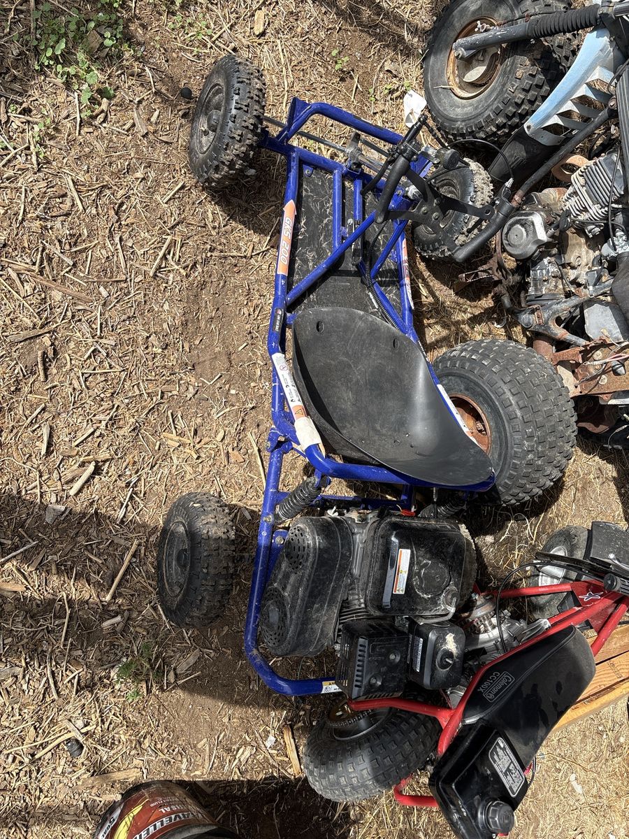 TrailMaster GKS 200 Go Kart Blue Off-Road Utility Vehicle