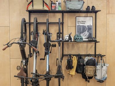 5 Bike Wall Storage System - Holds up to 500LBS