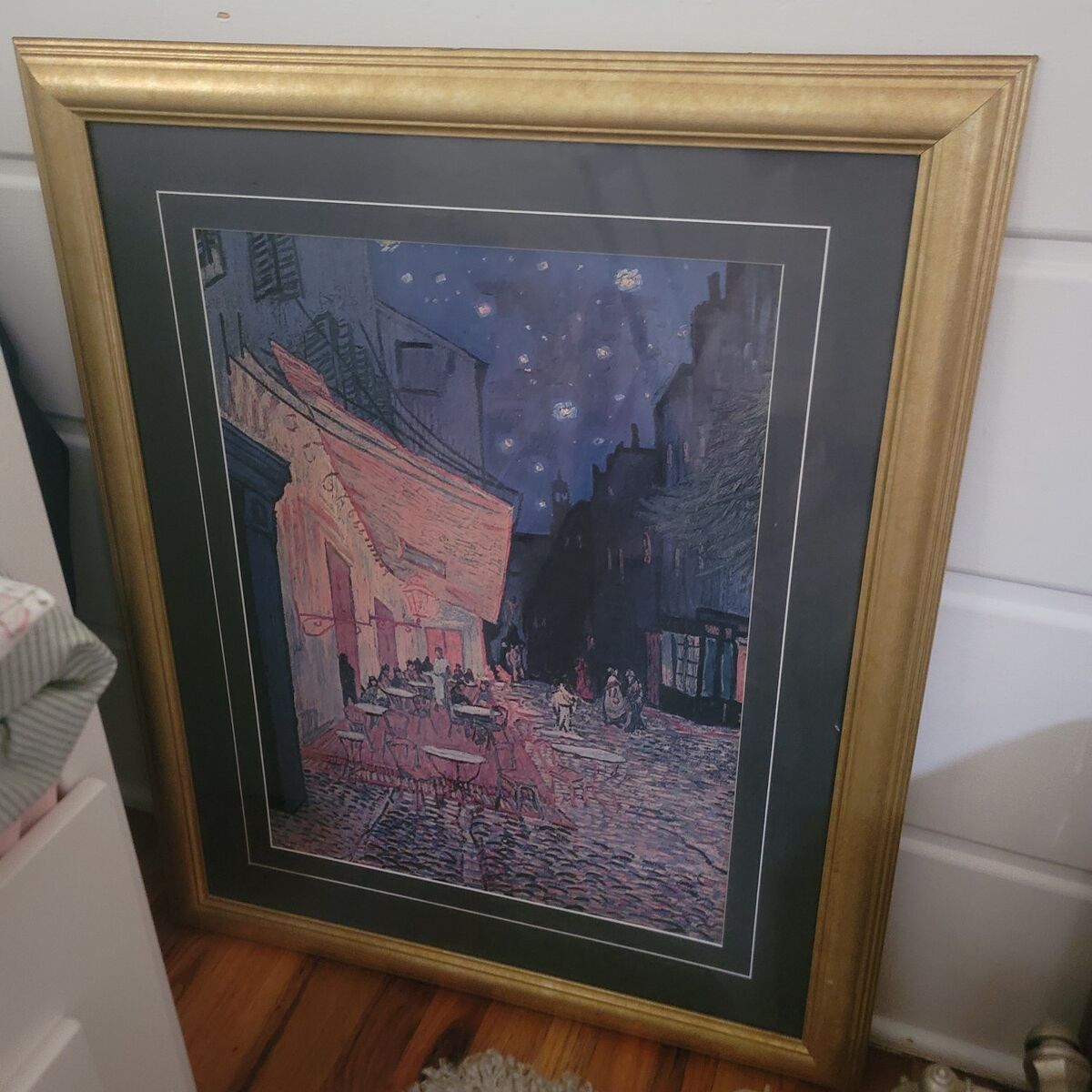 Framed Van Gogh print Café Terrace at Night