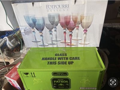 POTPOURRI 9 colored glasses