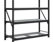 Gorilla Rack Industrial Shelving  72" X 24" X 72"   8 units, and other shelving available $275 at Costco - Our Price $150