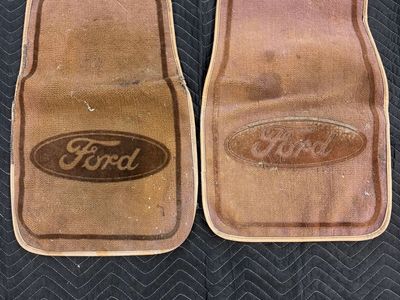 Original Vintage Ford Floor Mat with Logo