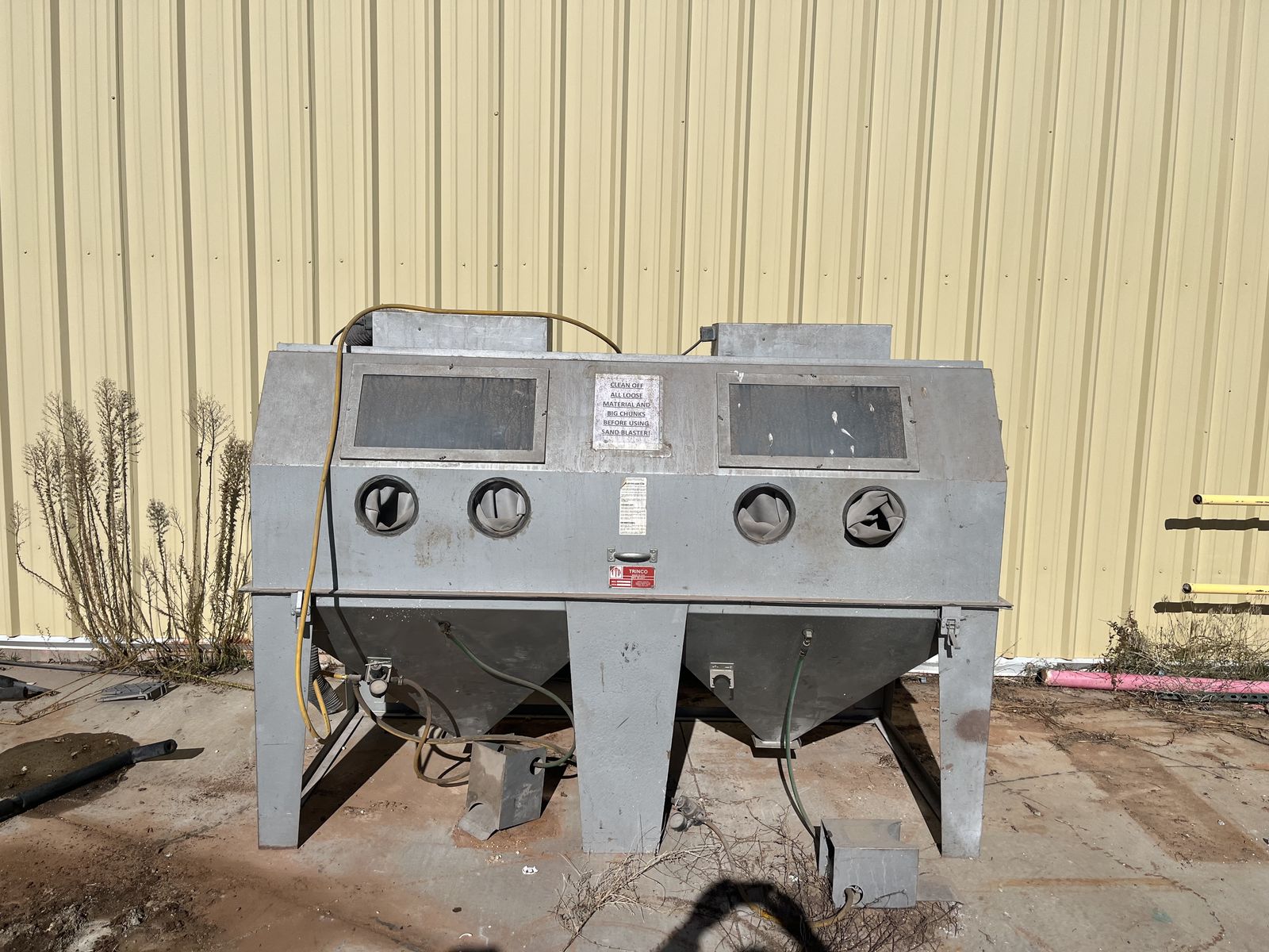 Sandblast cabinet system