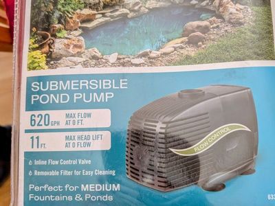 CREEKSTONE 620 GPH Submersible Pond Pump