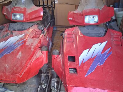 3 Snow Mobiles $3,500.00