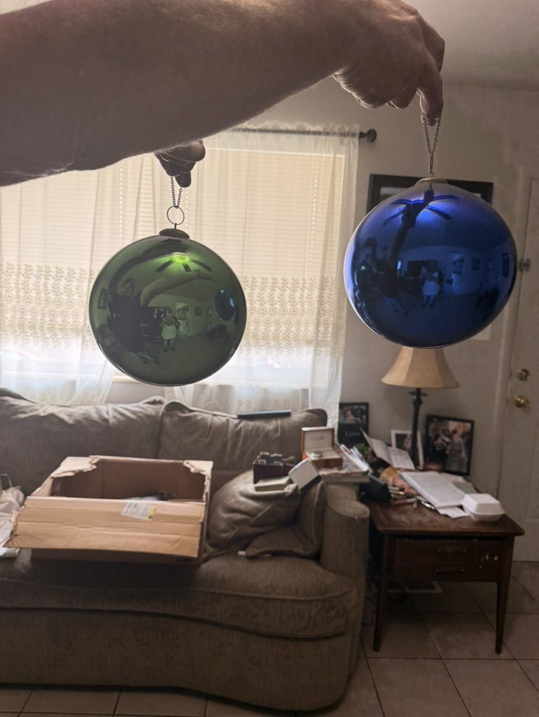 Antique Christmas Germam Kugels ornaments