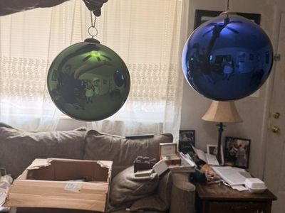 Antique Christmas Germam Kugels ornaments