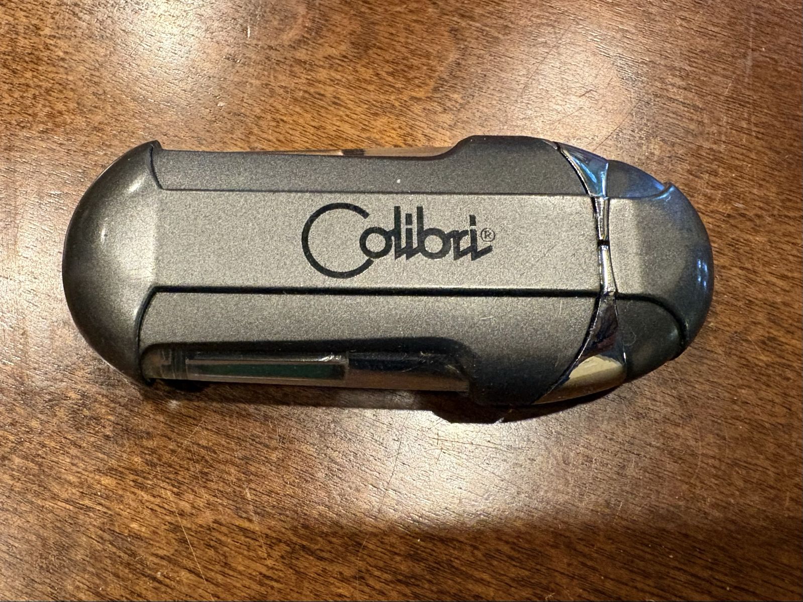 Colibri Refillable Lighter Gunmetal Gray