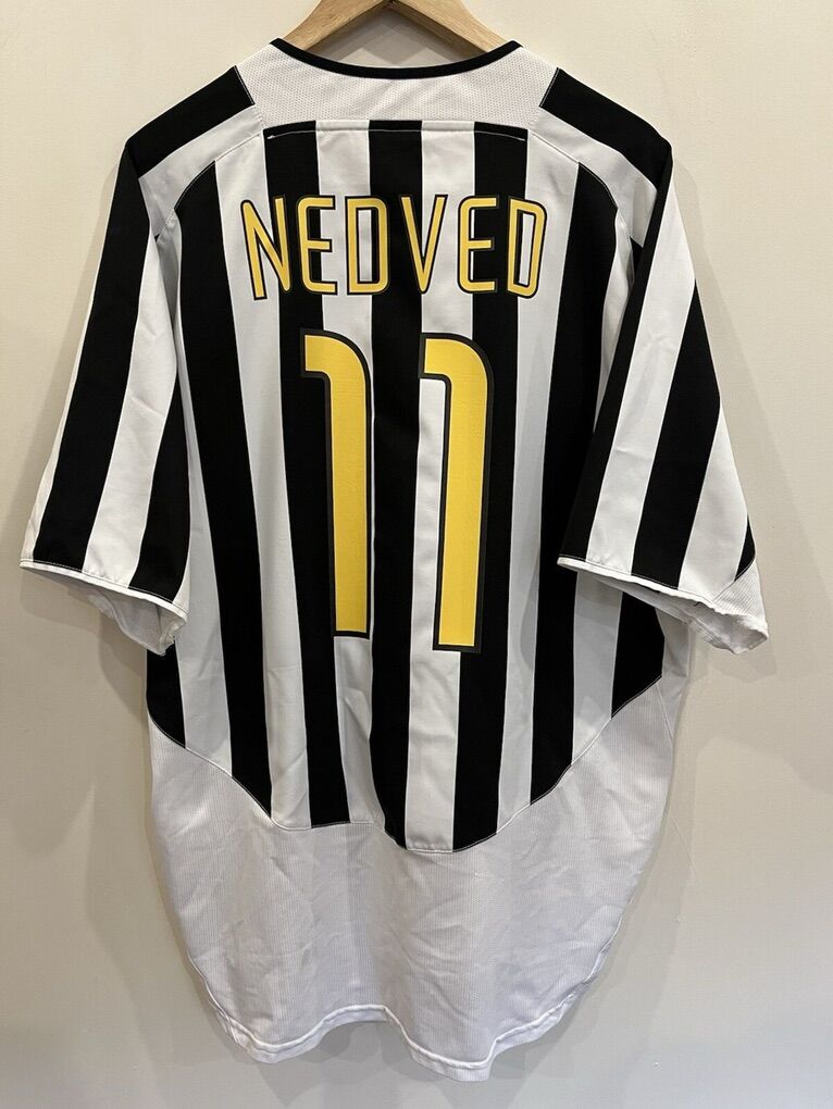 Nedved #11 | XXL | Juventus 2003-04 Home Jersey