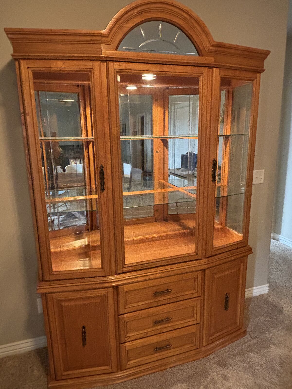 Oak China Cabinet