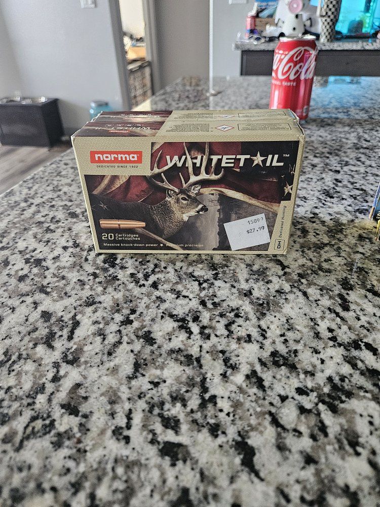 Norma Whitetail 20 Cartridges - Dedicated Hunting Ammo, Massive Knock-Down Power