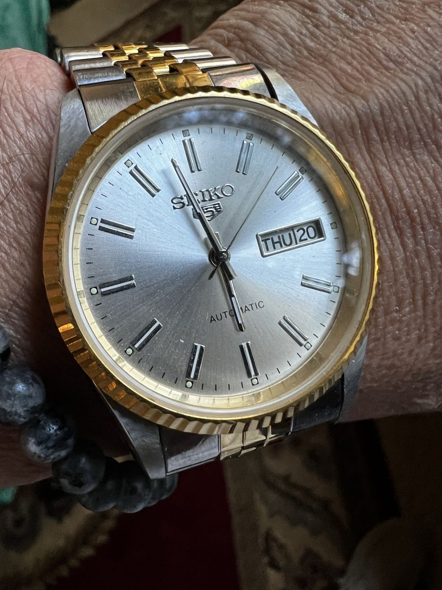 Seiko Two Tone Gold Silver