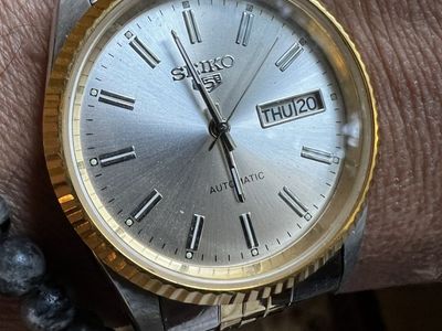 Seiko Two Tone Gold Silver