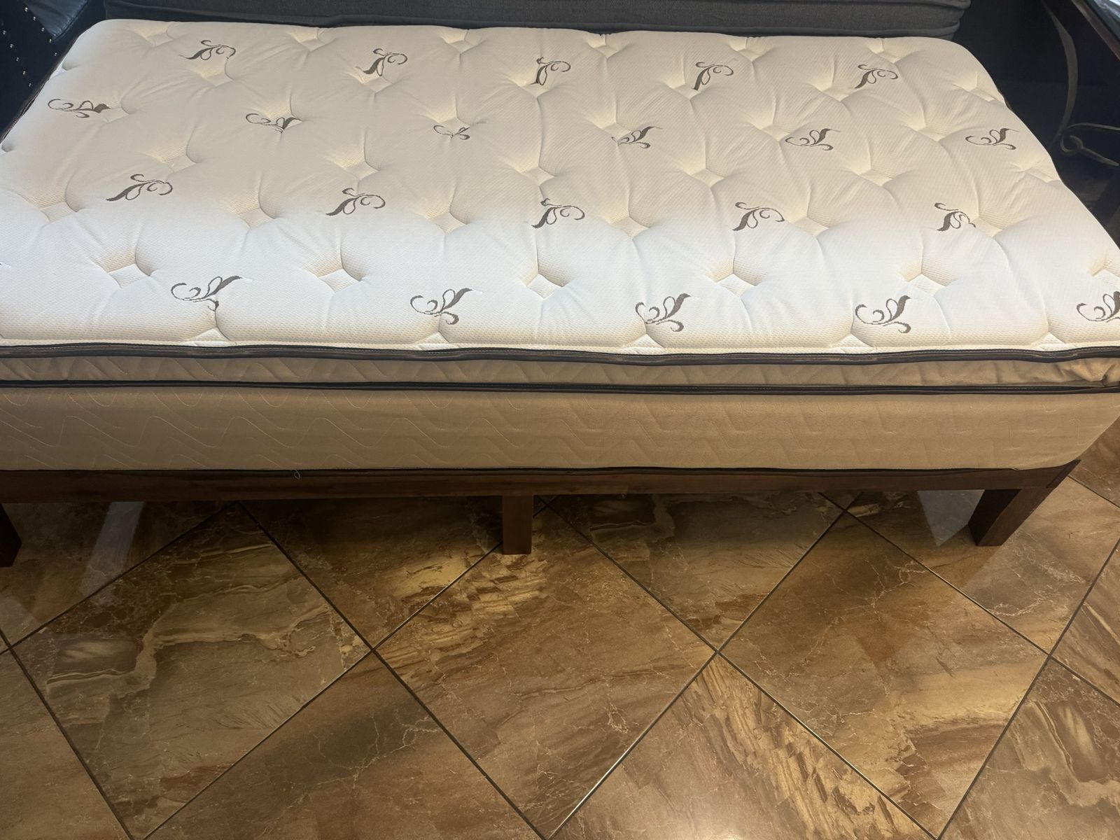 Mattress DealZ Clarkson Pillow Top Mattress twin size bed mattress and frame $100