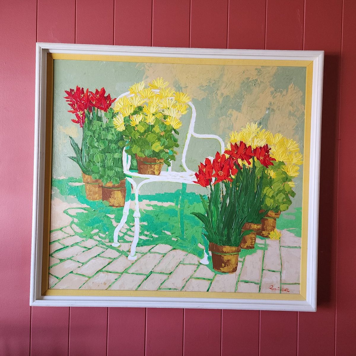 Large Russ Elliott Painting