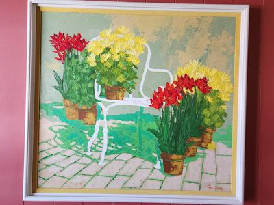 Large Russ Elliott Painting