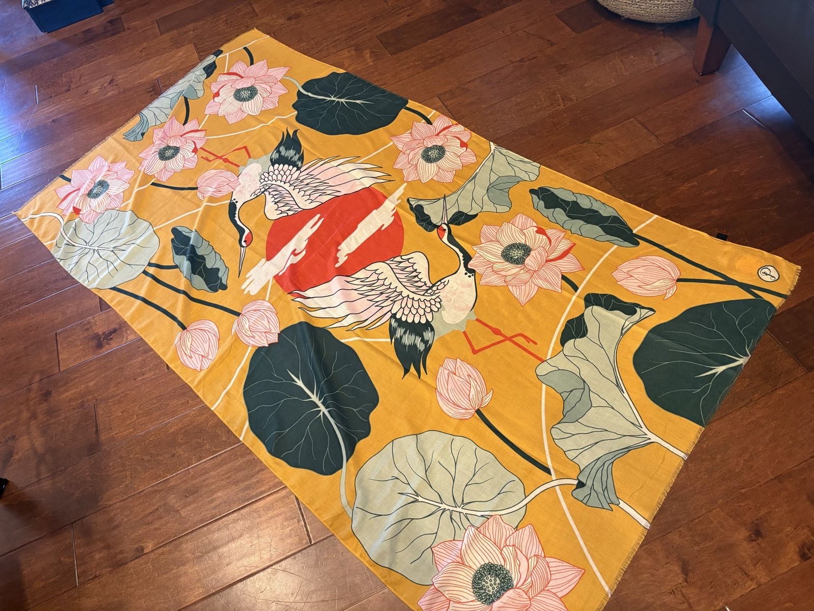 New Cranes at Sunrise Scarf by Powder Designs
