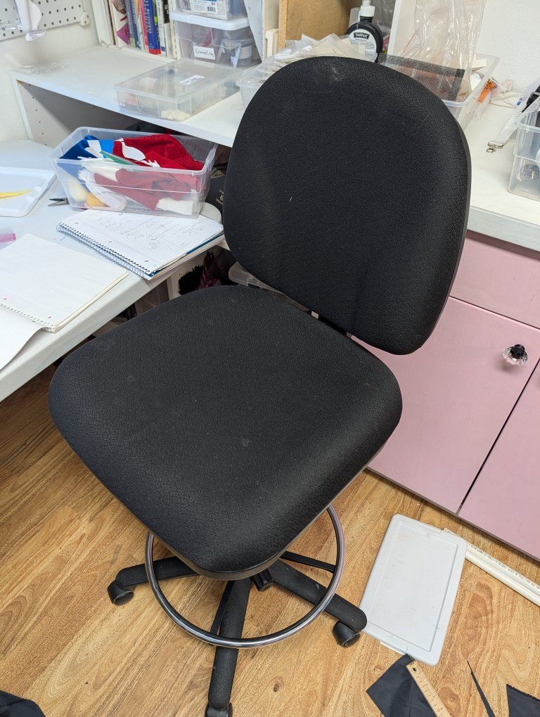 Tall office chair stool