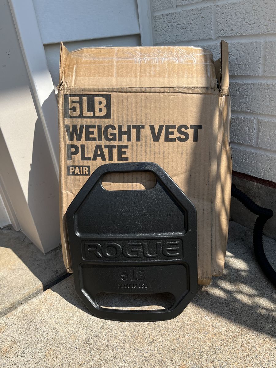 New Rogue Fitness 5lb Pair Of Vest Plates