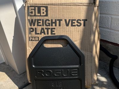 New Rogue Fitness 5lb Pair Of Vest Plates