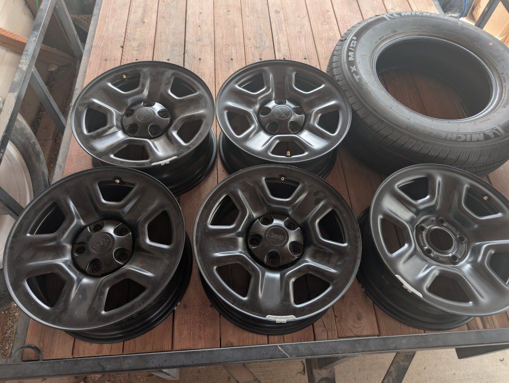 5 Jeep Wrangler wheels